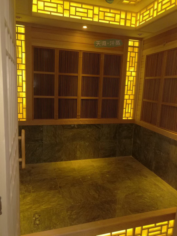 家用木質(zhì)汗蒸房邊汗蒸邊讀書美哉[天道汗蒸]